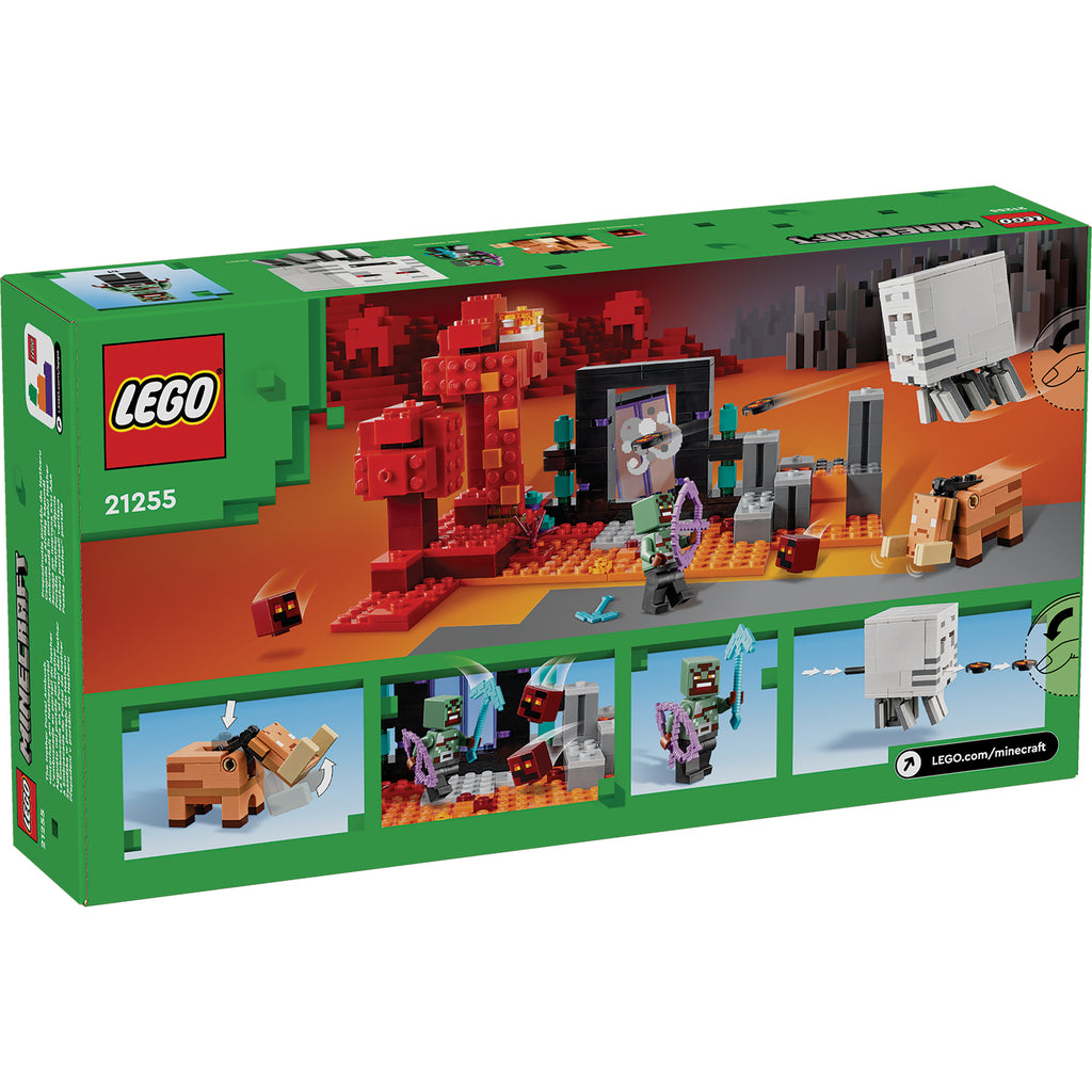 LEGO® Minecraft® The Nether Portal Ambush - Đồ Chơi Lắp Ráp Cổng Nether (21255) LEGO - ảnh 3 - Lego Sets