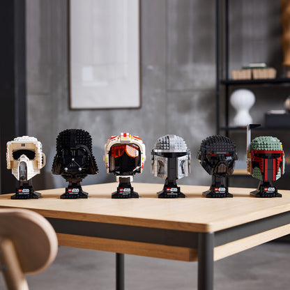 LEGO® Star Wars™ The Mandalorian™ Helmet - Mô Hình Mũ Bảo Hiểm Mandalorian - LEGO 75328 - Hình ảnh bổ sung 7