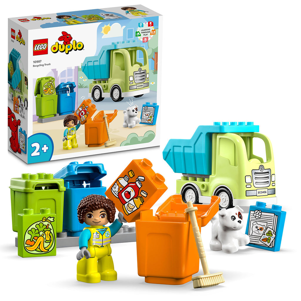 LEGO® DUPLO™ Town Recycling Truck - Đồ chơi Xe chở rác tái chế 10987 - LEGO chính hãng LEGO - ảnh 1 - LEGO DUPLO