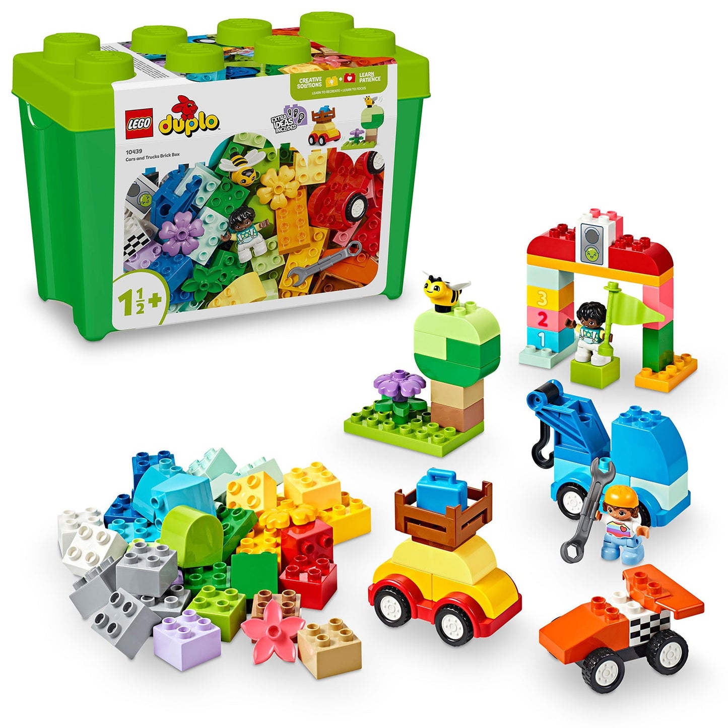 LEGO® DUPLO® Classic Cars and Trucks Brick Box Đồ chơi lắp ráp Xe hơi và Xe tải (10439) LEGO - ảnh 1 - Đồ chơi lắp ráp