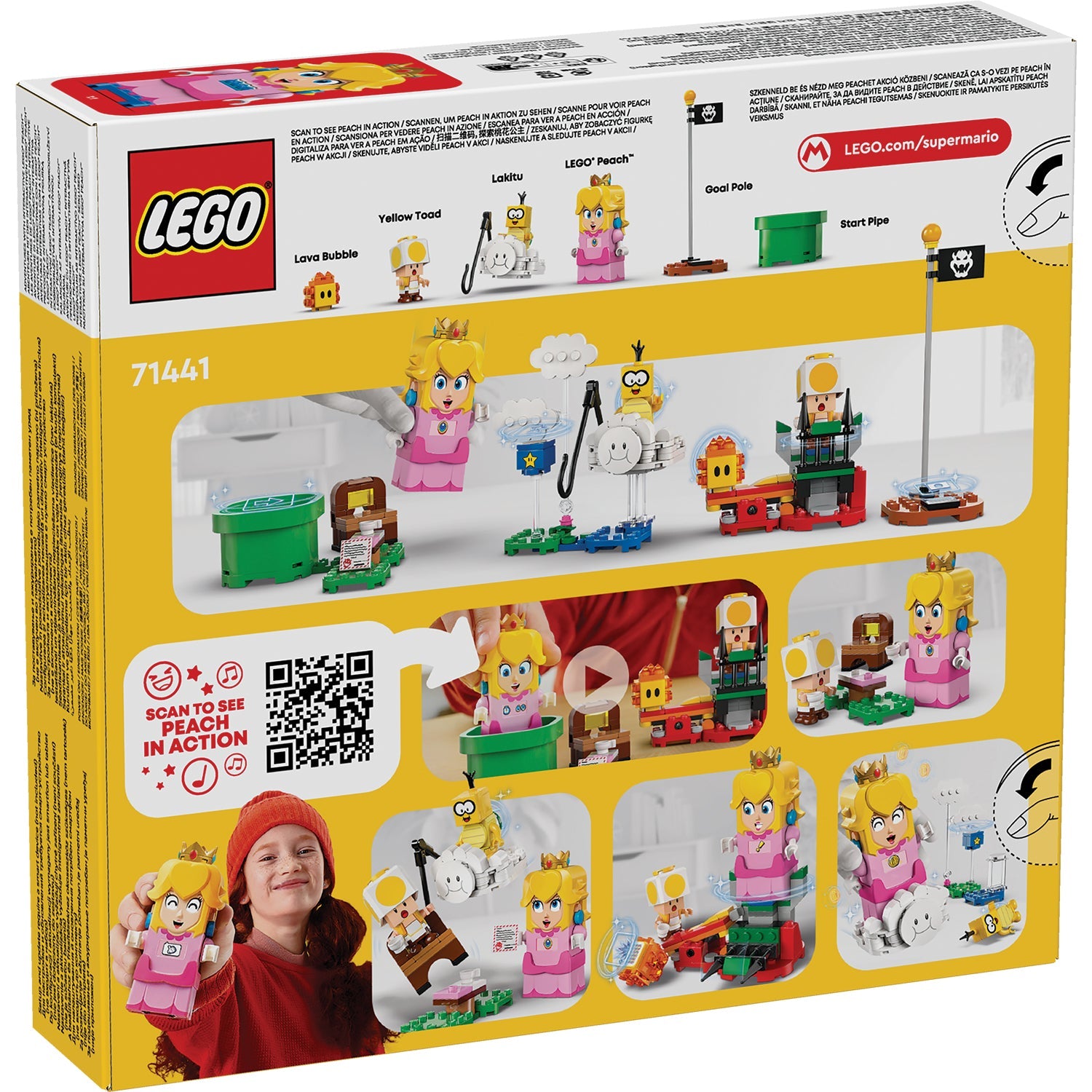 LEGO® Super Mario™ Adventures with Interactive LEGO® Peach™ Bộ Đồ Chơi Phiêu Lưu Tương Tác 71441 LEGO - ảnh 7 - LEGO Sets