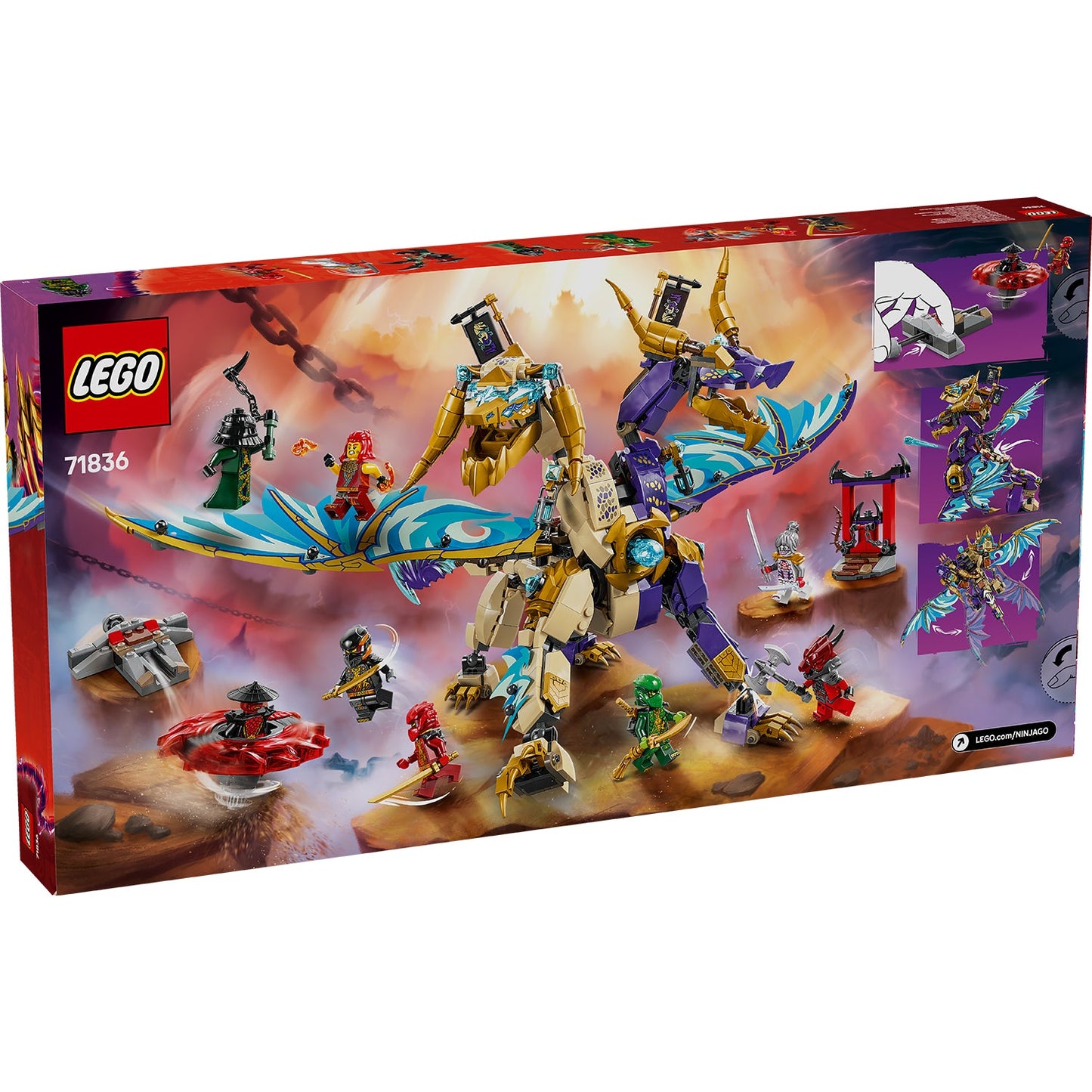 LEGO® NINJAGO® Arc Dragon of Focus - Mô hình Rồng 2 Đầu Ninja - LEGO 71836 LEGO - LEGO Sets
