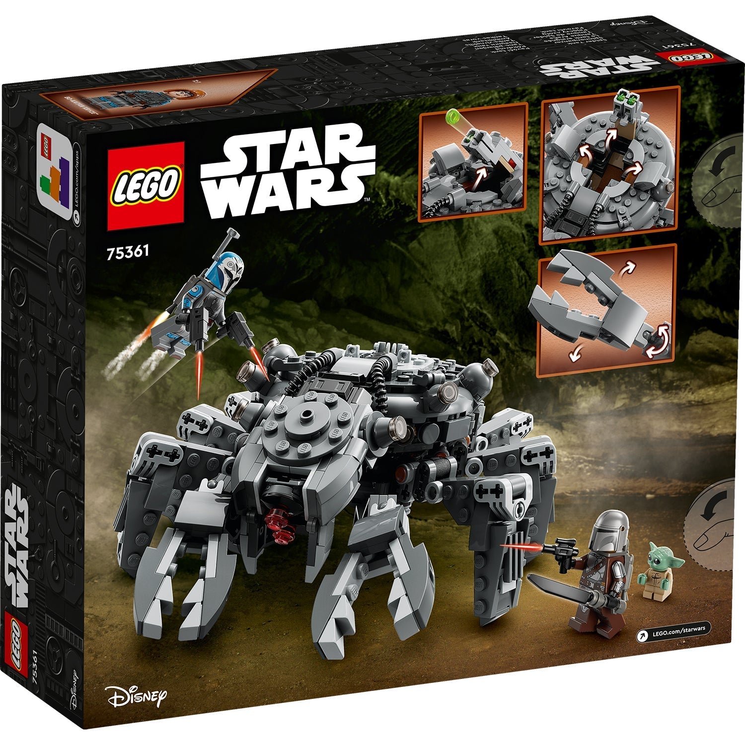 LEGO® Star Wars™ Spider Tank - Đồ chơi lắp ráp Xe tăng Nhện - LEGO 75361 - Hình ảnh bổ sung 9