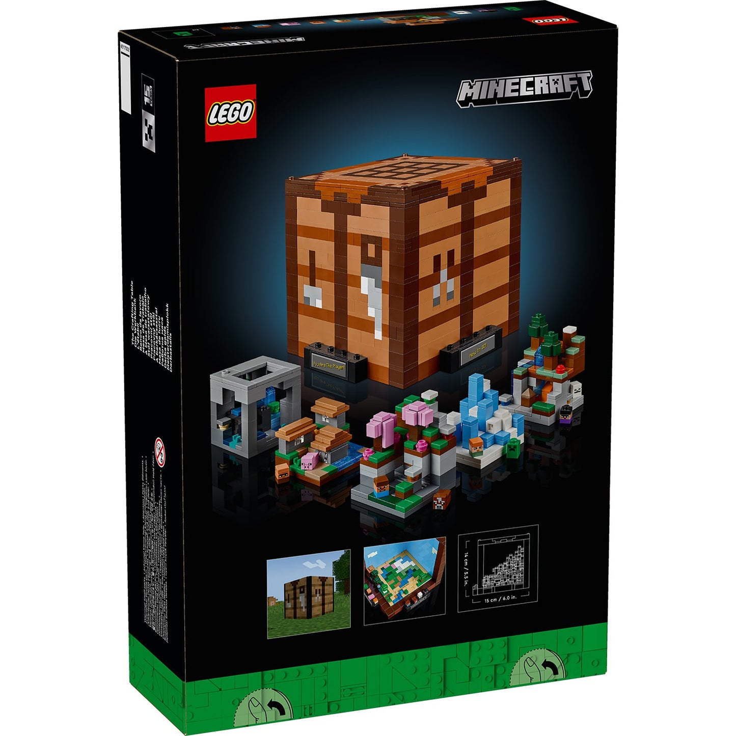 LEGO® Minecraft® The Crafting Table - Bộ Lắp Ráp Mô Hình Bàn Chế Tạo 21265 LEGO - ảnh 2 - LEGO Sets