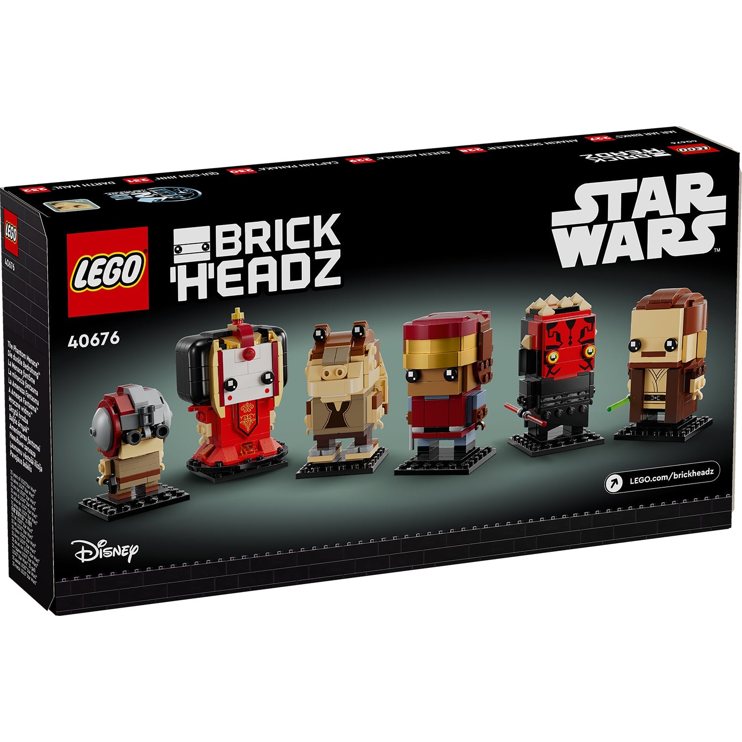 LEGO® BrickHeadz™ The Phantom Menace™ - Bộ Sưu Tập Mô Hình Nhân Vật Star Wars LEGO 40676 - Hình ảnh bổ sung 7