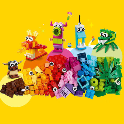 LEGO® Classic Creative Monsters - Đồ chơi lắp ráp Quái vật Sáng tạo 140 mảnh - LEGO 11017 - Hình ảnh bổ sung 9