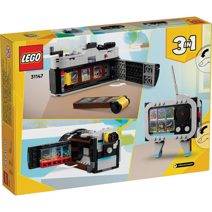 LEGO® Creator 3-in-1 Retro Camera - Bộ Lắp Ráp Máy Ảnh Cổ Điển 3 Trong 1 - LEGO 31147 LEGO - ảnh 3 - Building Sets