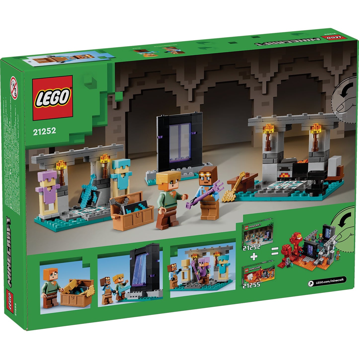 LEGO® Minecraft® The Armory - Đồ Chơi Lắp Ráp Xưởng Vũ Khí - 21252 LEGO - LEGO Building Set