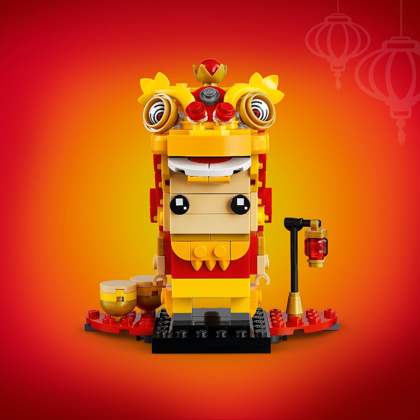 LEGO® BrickHeadz™ Lion Dance Guy - Mô hình Múa Lân Tết Nguyên Đán - LEGO 40540 - Hình ảnh bổ sung 7