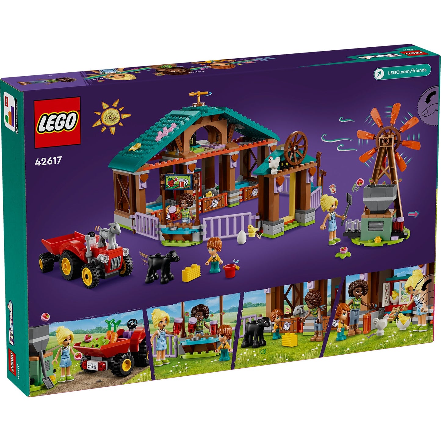 LEGO® Friends™ Farm Animal Sanctuary - Đồ chơi lắp ráp Khu bảo tồn động vật trang trại - LEGO 42617
