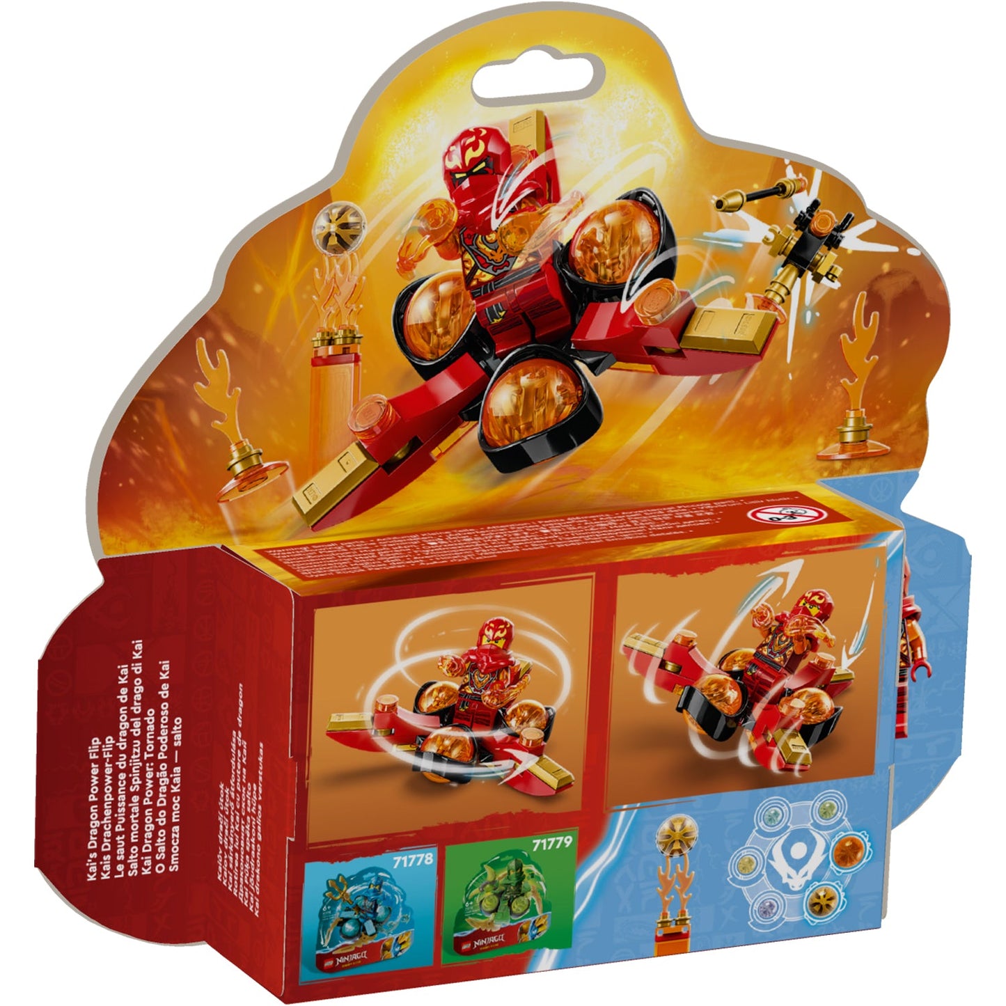 LEGO® NINJAGO® Kai’s Dragon Power Spinjitzu Flip Đồ Chơi Lắp Ráp Vòng Xoay Nhào Lộn LEGO 71777 LEGO - ảnh 7 - LEGO® NINJAGO®