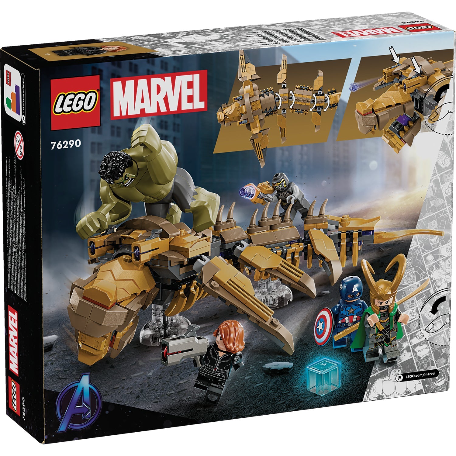 LEGO® Marvel The Avengers vs. The Leviathan - Bộ Lắp Ráp Siêu Anh Hùng LEGO 76290 LEGO - LEGO Marvel