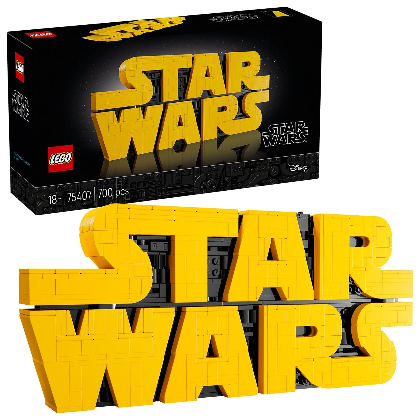LEGO® Star Wars™ Brick-Built Star Wars Logo - Mô Hình Lắp Ráp Biểu Tượng 75407 LEGO - ảnh 5 - LEGO Sets