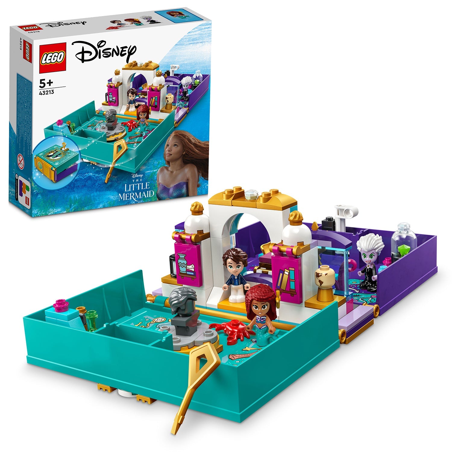 LEGO® Disney™ The Little Mermaid Story Book - Đồ Chơi Lắp Ráp Sách Truyện Nàng Tiên Cá - LEGO 43213 LEGO - ảnh 4 - LEGO Sets