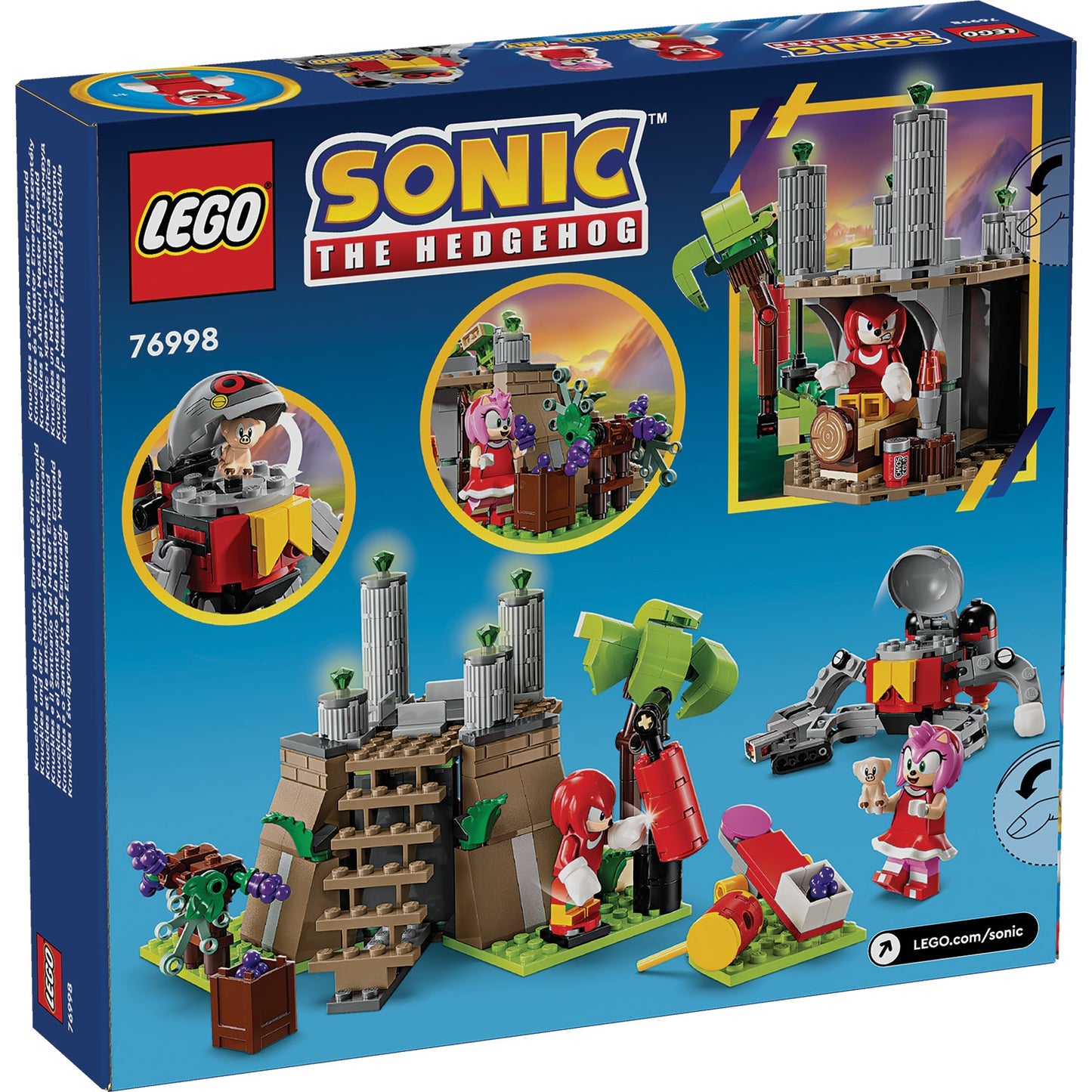 LEGO® Sonic the Hedgehog™ Knuckles and the Master Emerald Shrine - Đồ chơi lắp ráp Đền thờ Bảo ngọc Master Emerald LEGO 76998