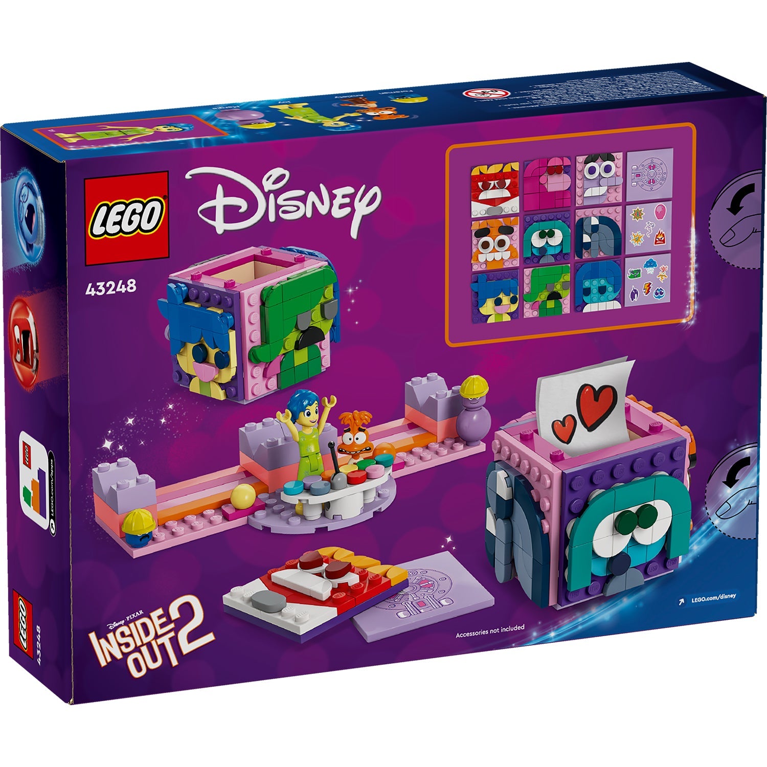 LEGO® Disney™ Inside Out 2 Mood Cubes - Đồ Chơi Lắp Ráp Khối Lập Phương Cảm Xúc - LEGO 43248 - Hình ảnh bổ sung 7