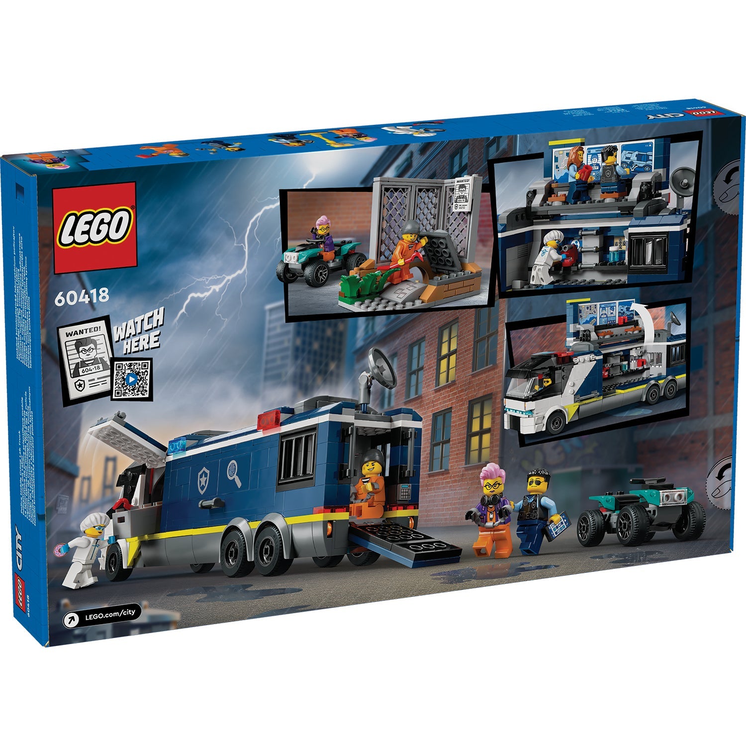 LEGO® City Police Mobile Crime Lab Truck - Xe Tải Phòng Thí Nghiệm Tội Phạm Lưu Động - LEGO 60418 LEGO - ảnh 6 - LEGO City
