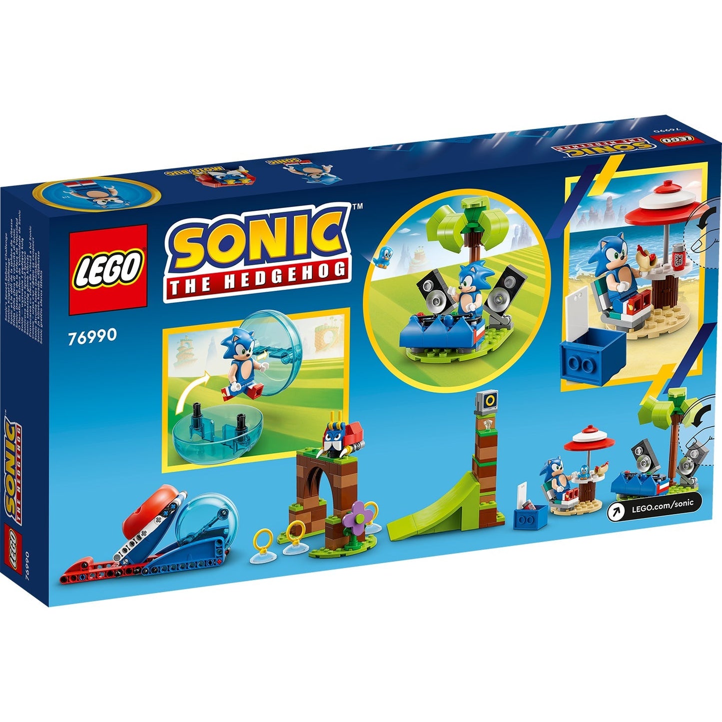 LEGO® Sonic the Hedgehog™ Sonic's Speed Sphere Challenge - Đồ Chơi Lắp Ráp Đường Đua Tốc Độ Sonic (76990) LEGO - LEGO Sets
