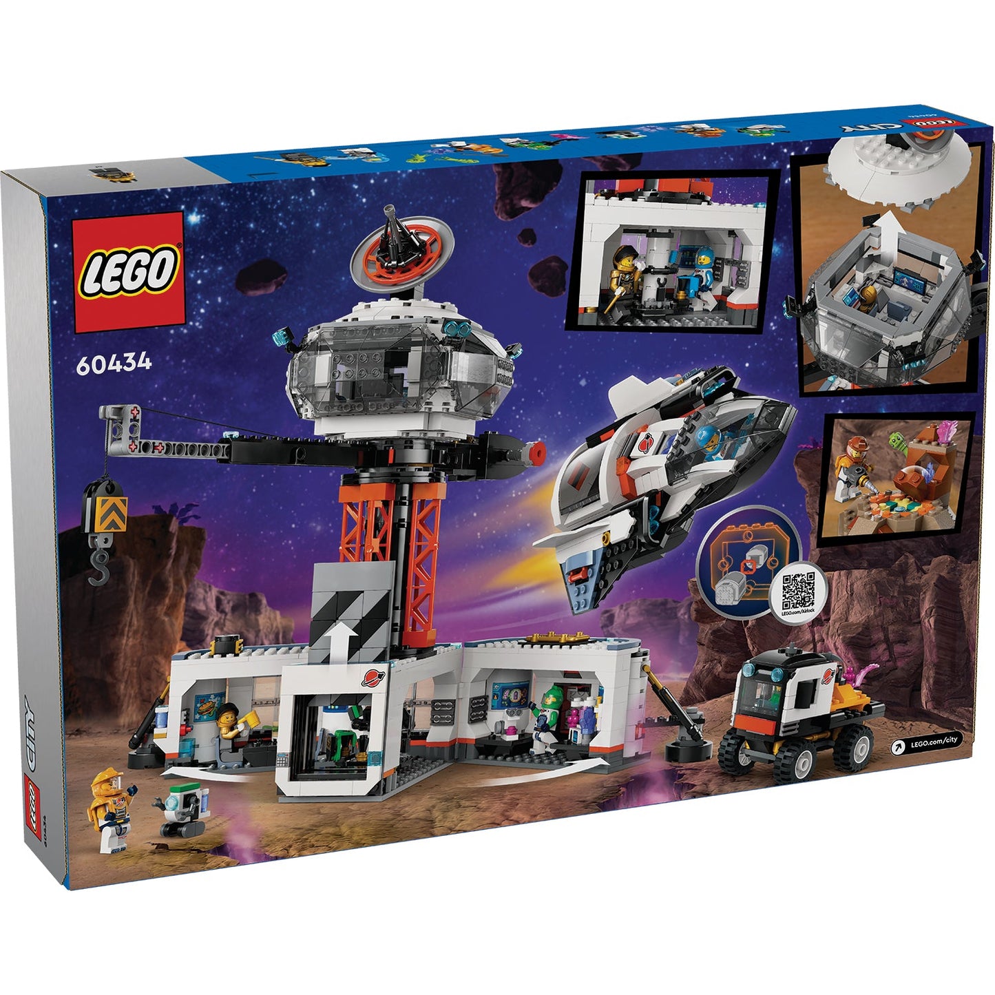 LEGO® City Space Base and Rocket Launchpad - Bộ Lắp Ráp Căn Cứ Không Gian - LEGO 60434 LEGO - ảnh 4 - Lego