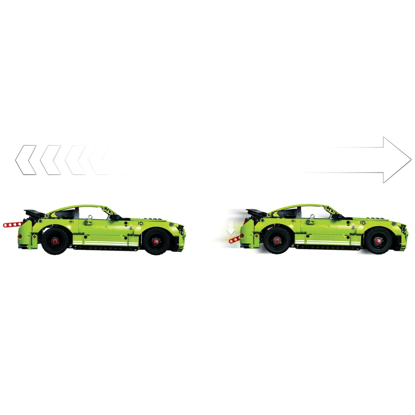 LEGO® Technic™ Ford Mustang Shelby® GT500® - Mô Hình Xe Đua Drag Lắp Ráp - LEGO 42138 LEGO - ảnh 3 - Lego Technic