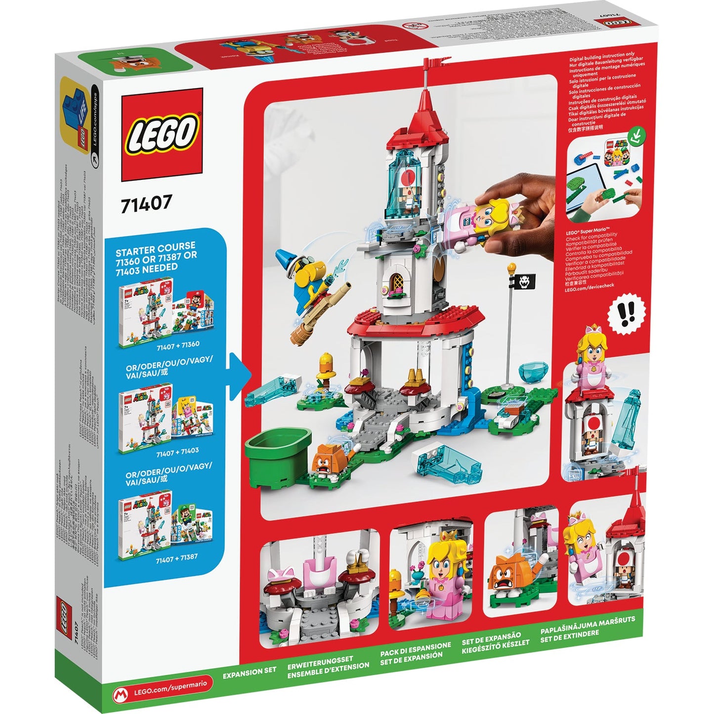 LEGO® Super Mario™ Cat Peach Suit and Frozen Tower Expansion Set - Bộ Mở Rộng Tháp Băng Và Bộ Đồ Cat Peach - LEGO 71407