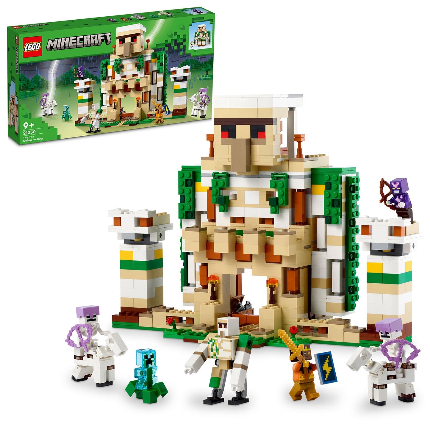 LEGO® Minecraft™ The Iron Golem Fortress - Pháo Đài Người Sắt Golem Biến Hình - LEGO 21250 LEGO - ảnh 2 - LEGO Sets