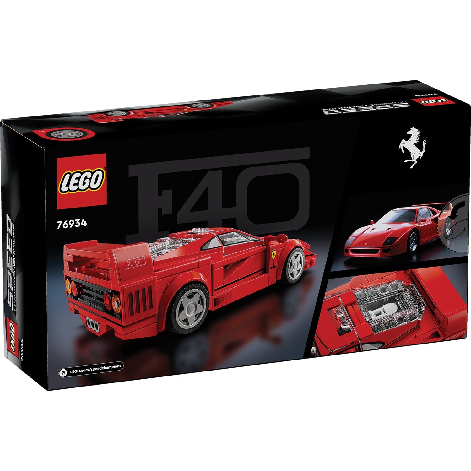 LEGO® Speed Champions Ferrari F40 Supercar - Mô hình lắp ráp siêu xe Ferrari F40 (76934) LEGO - ảnh 6 - LEGO Speed Champions