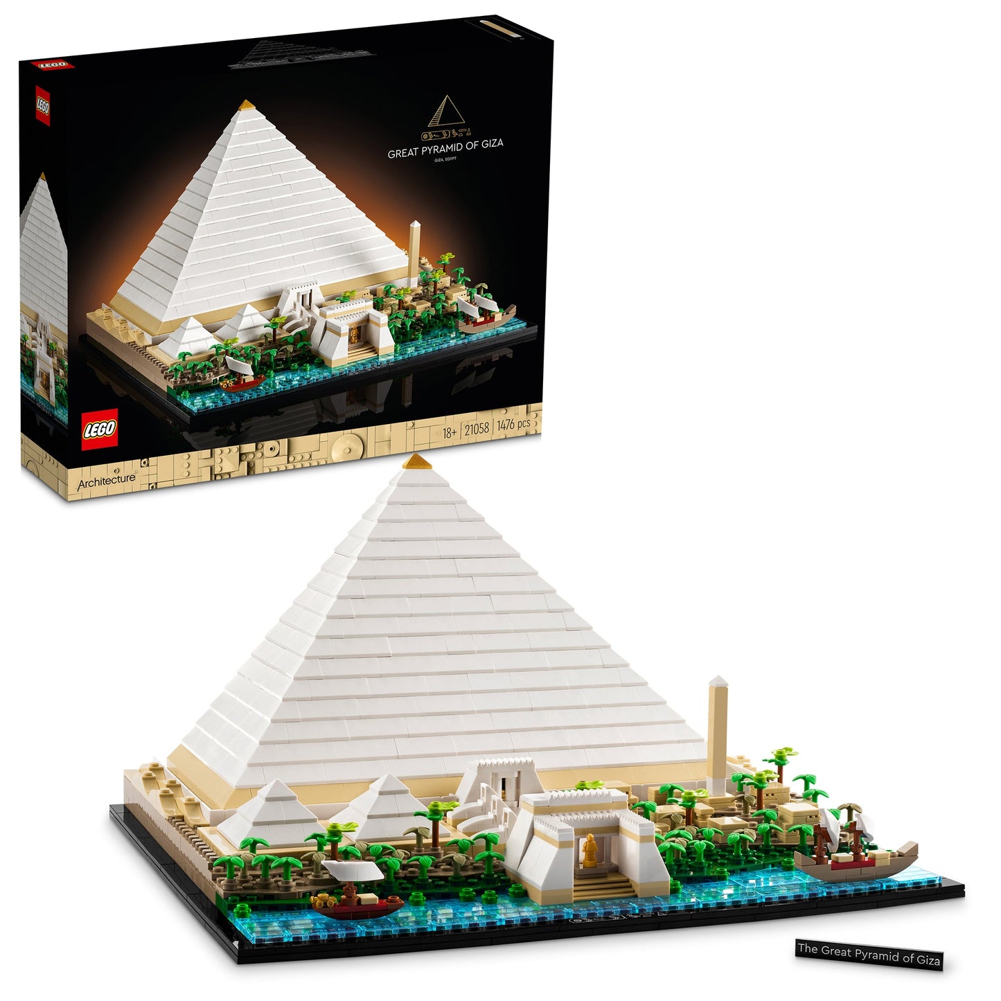 LEGO® Architecture Great Pyramid of Giza - Bộ Lắp Ráp Đại Kim Tự Tháp Giza - LEGO 21058 LEGO - ảnh 5 - Lego