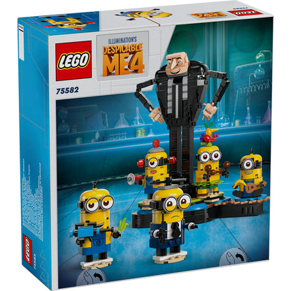 LEGO® Despicable Me 4 Brick-Built Gru and Minions - Bộ lắp ráp mô hình Gru và Minions nhảy múa - LEGO 75582 AG LEGO® Certifie