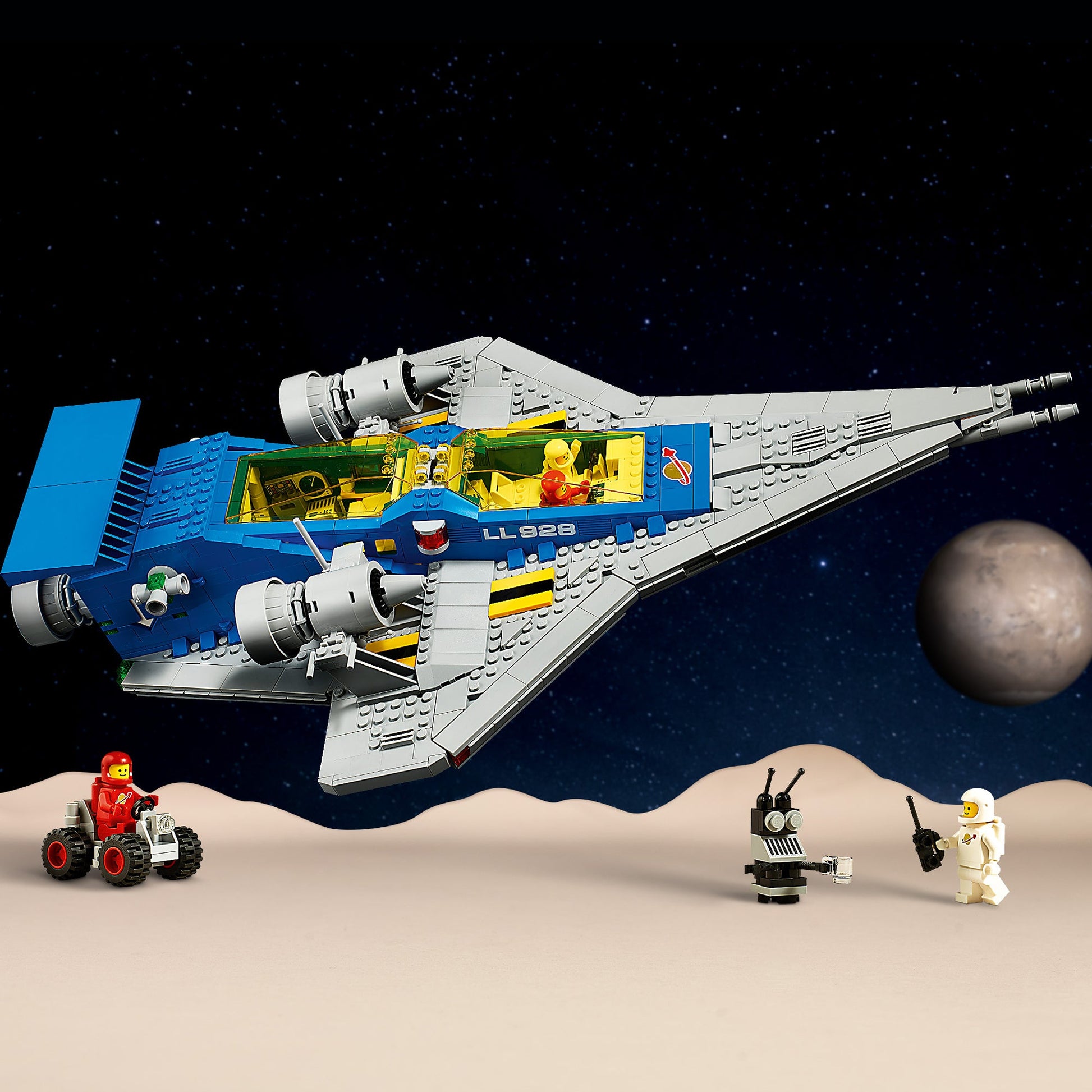 LEGO® ICONS™ Galaxy Explorer - Bộ Lắp Ráp Phi Thuyền Không Gian Cổ Điển - LEGO 10497 LEGO - ảnh 1 - Lego
