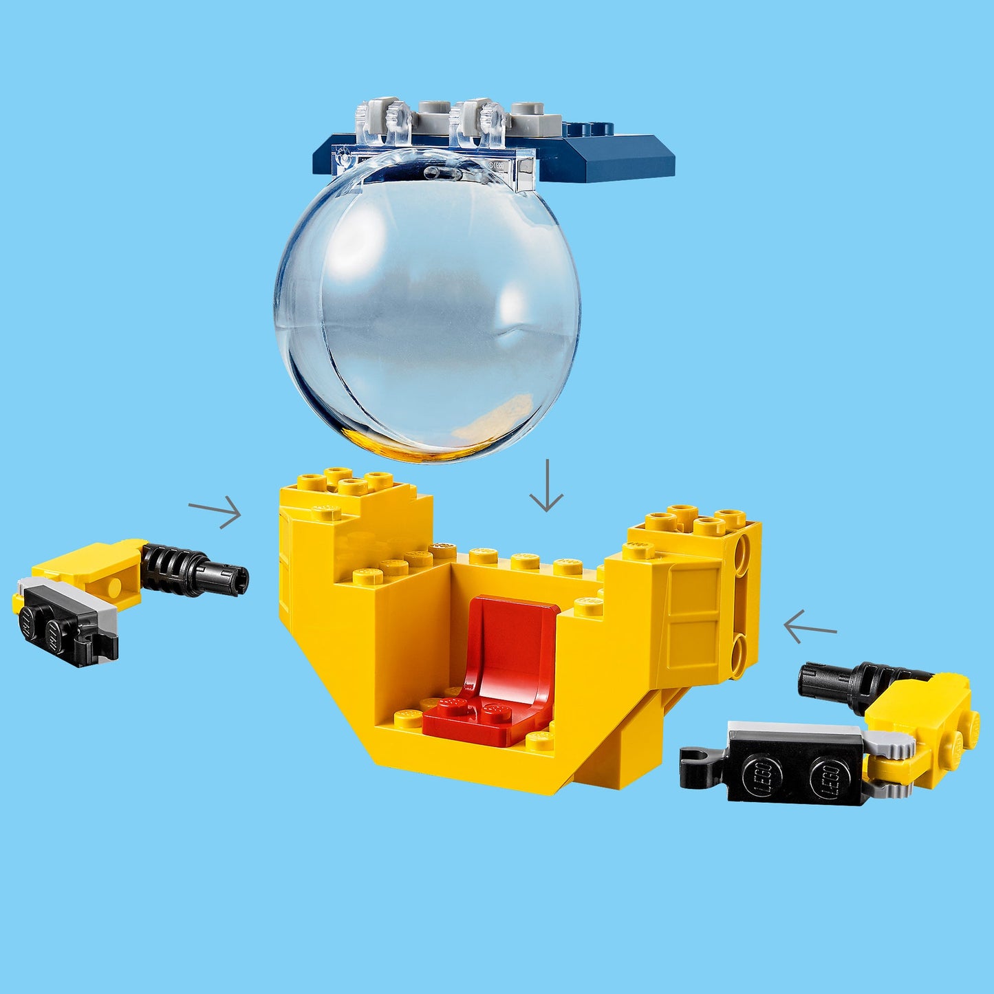 LEGO® City Ocean Mini-Submarine - Tàu Ngầm Mini Thám Hiểm Đại Dương - LEGO 60263 LEGO - ảnh 2 - Lego