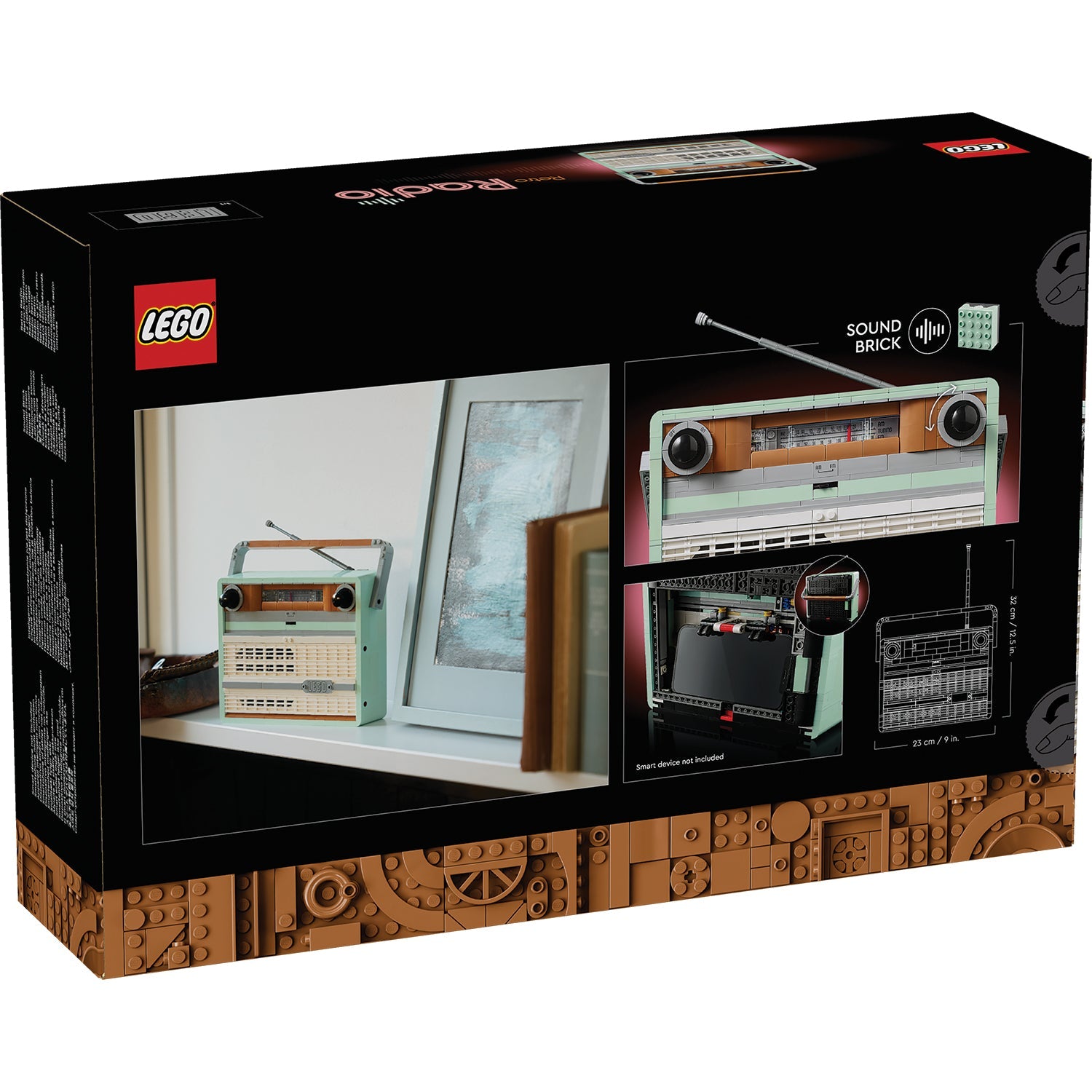 LEGO® ICONS™ Retro Radio - Mô Hình Đài Radio Cổ Điển (10334) LEGO - ảnh 4 - LEGO Sets