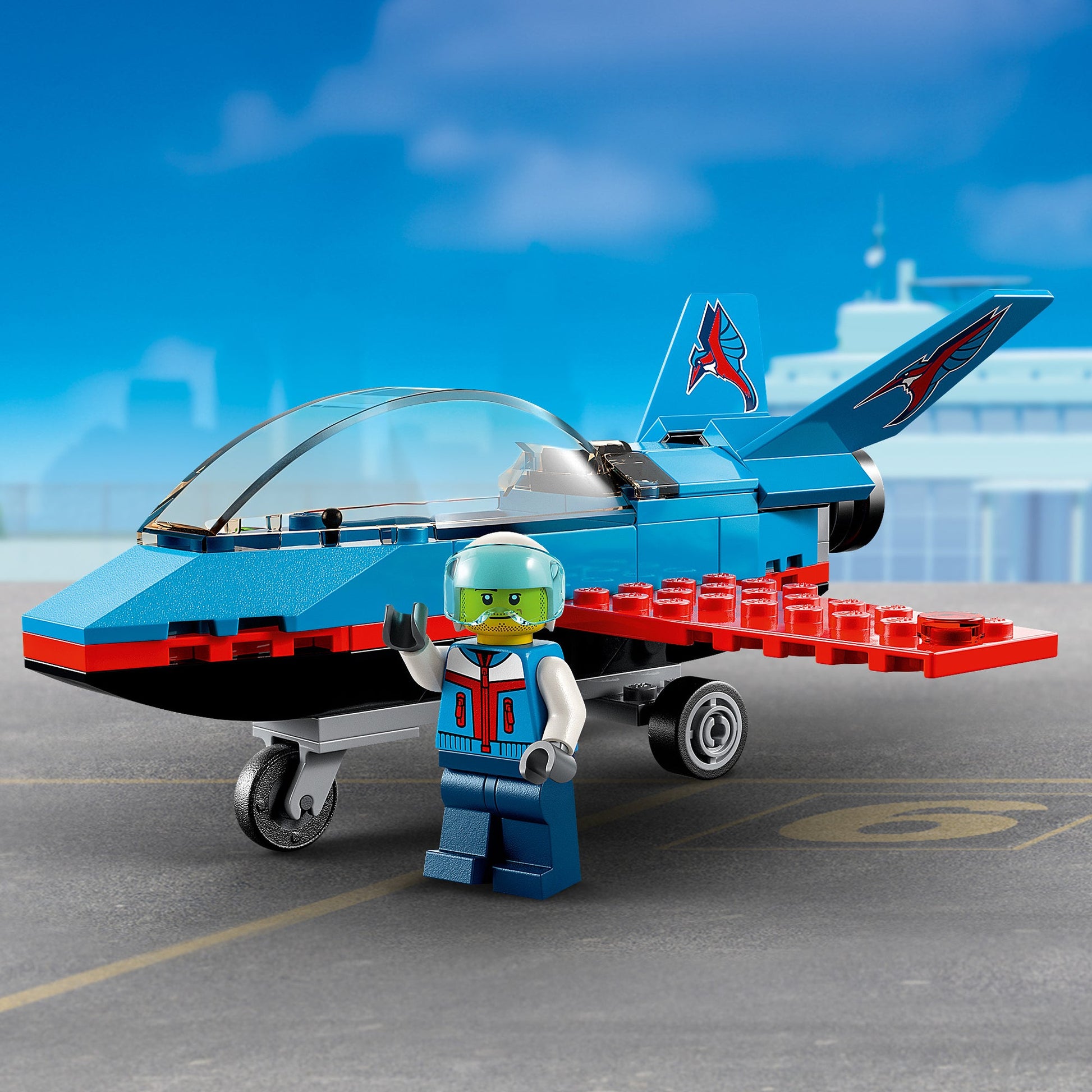 LEGO® City Stunt Plane - Máy Bay Biểu Diễn - 60323 LEGO - ảnh 1 - LEGO City