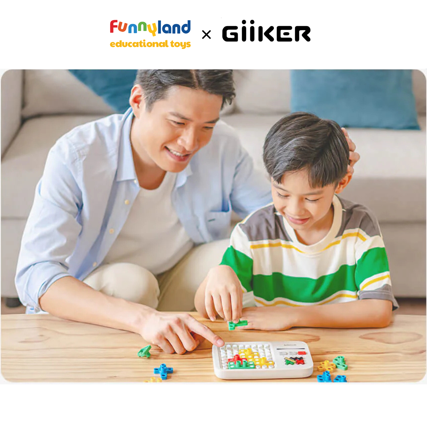 Đồ chơi ghép hình thông minh Giiker Super Blocks