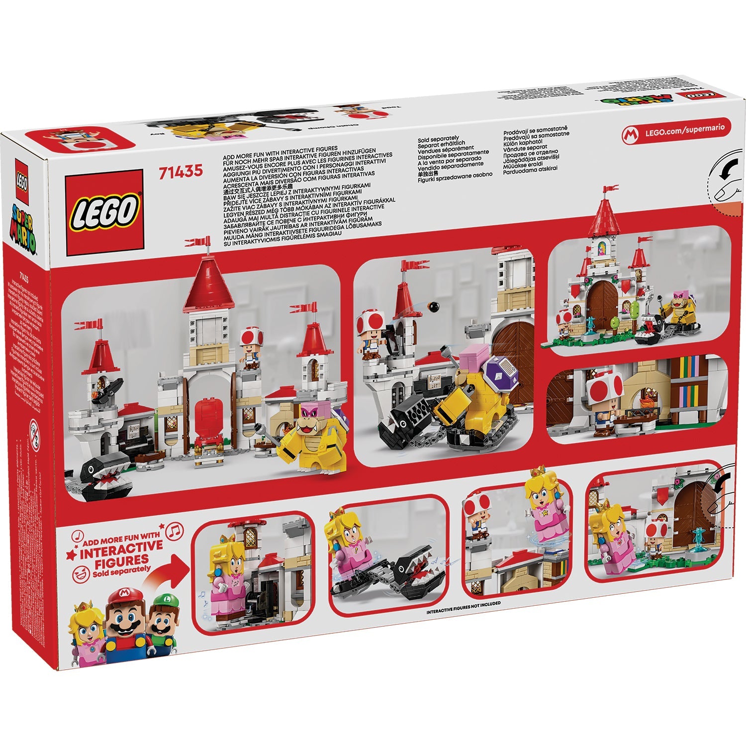 LEGO® Super Mario™ Battle with Roy at Peach’s Castle - Bộ đồ chơi lắp ráp Lâu đài của Công chúa Peach 71435 - LEGO LEGO - ảnh