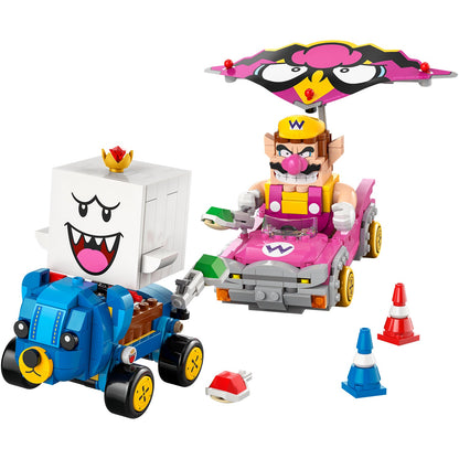 LEGO® Super Mario™ Mario Kart™ – Wario & King Boo - Đồ Chơi Lắp Ráp Xe Đua Badwagon & Teddy Buggy 72038 - Hình ảnh chi tiết 2