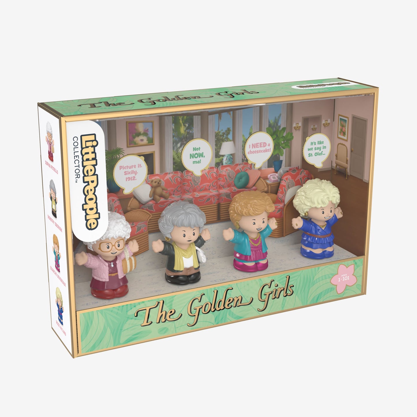 Little People Collector The Golden Girls Figures - Bộ Mô Hình Nhân Vật Sưu Tập - Mattel - Hình ảnh bổ sung 7