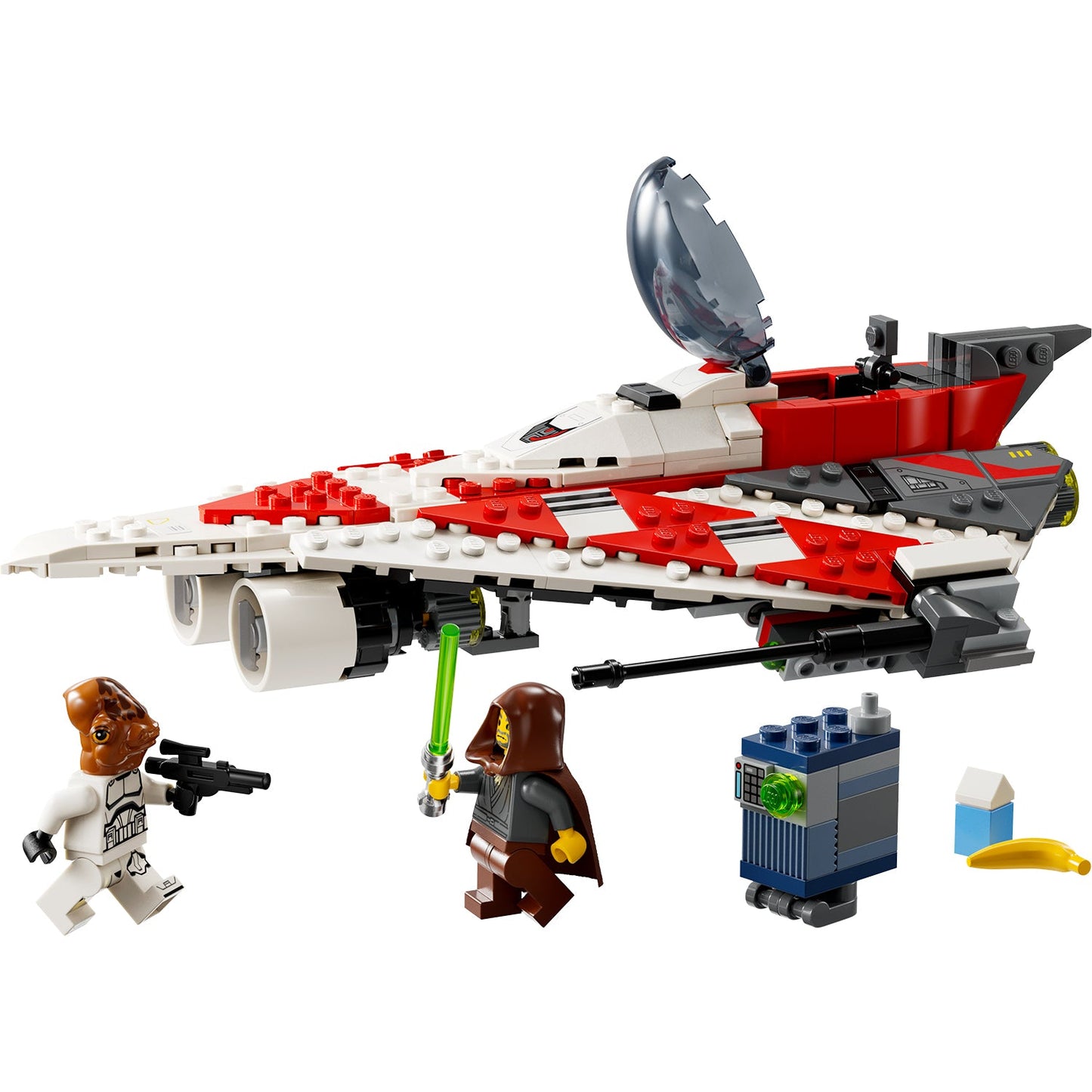 LEGO® Star Wars™ Jedi Bob’s Starfighter - Mô hình lắp ráp Phi thuyền Jedi Bob - LEGO 75388 - Hình ảnh chi tiết 2