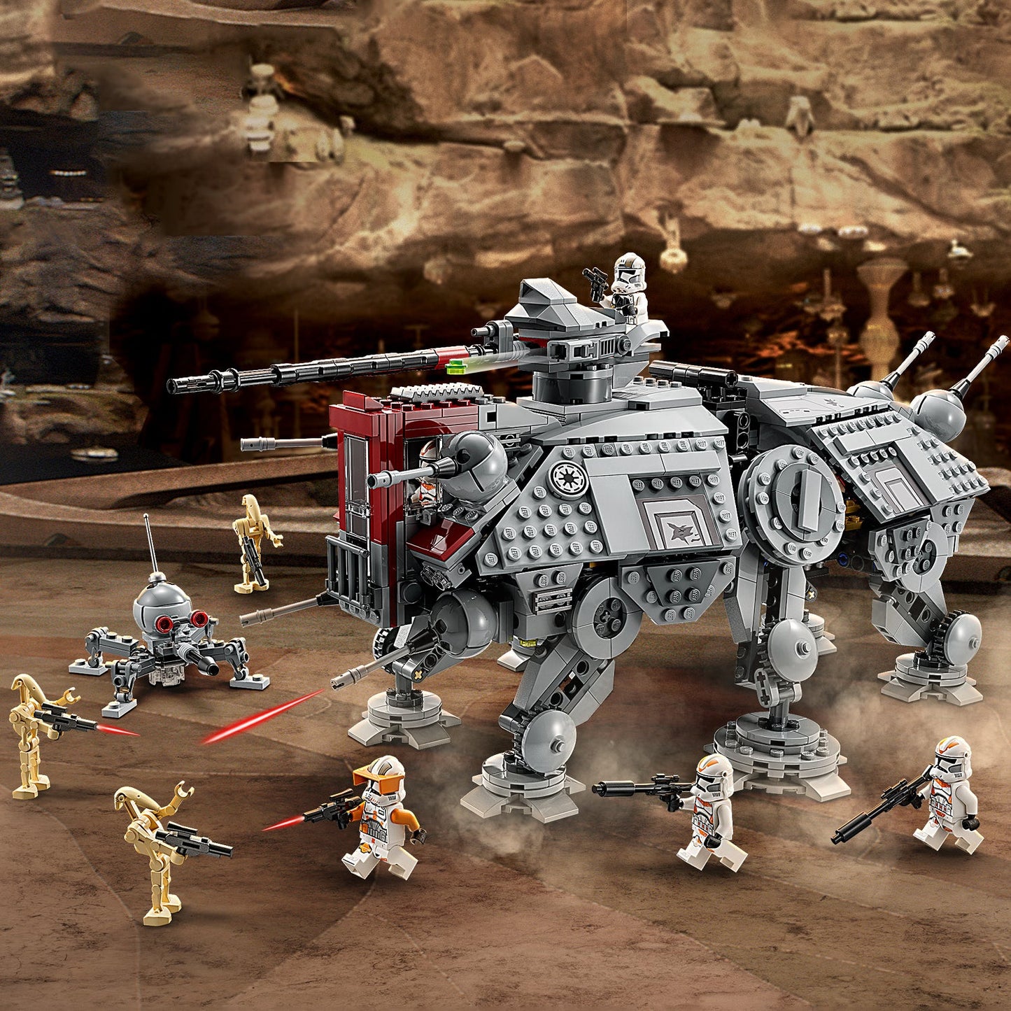 LEGO® Star Wars™ AT-TE™ Walker - Mô hình lắp ráp Chiến xa bọc thép - LEGO 75337 LEGO - ảnh 4 - Lego Construction Sets