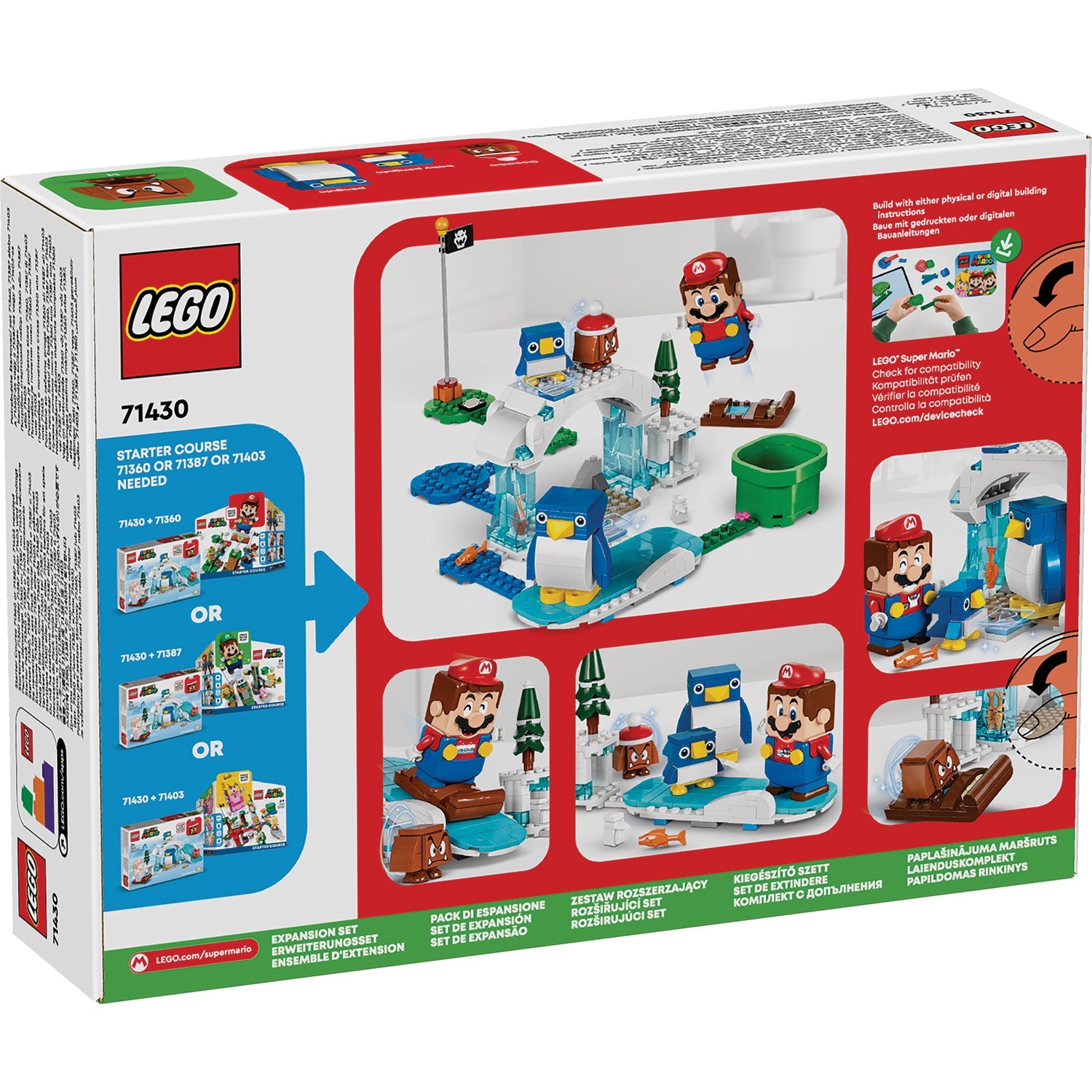 LEGO® Super Mario™ Penguin Family Snow Adventure Expansion Set - Bộ Mở Rộng Cuộc Phiêu Lưu Tuyết - LEGO 71430 LEGO - ảnh 4 - 
