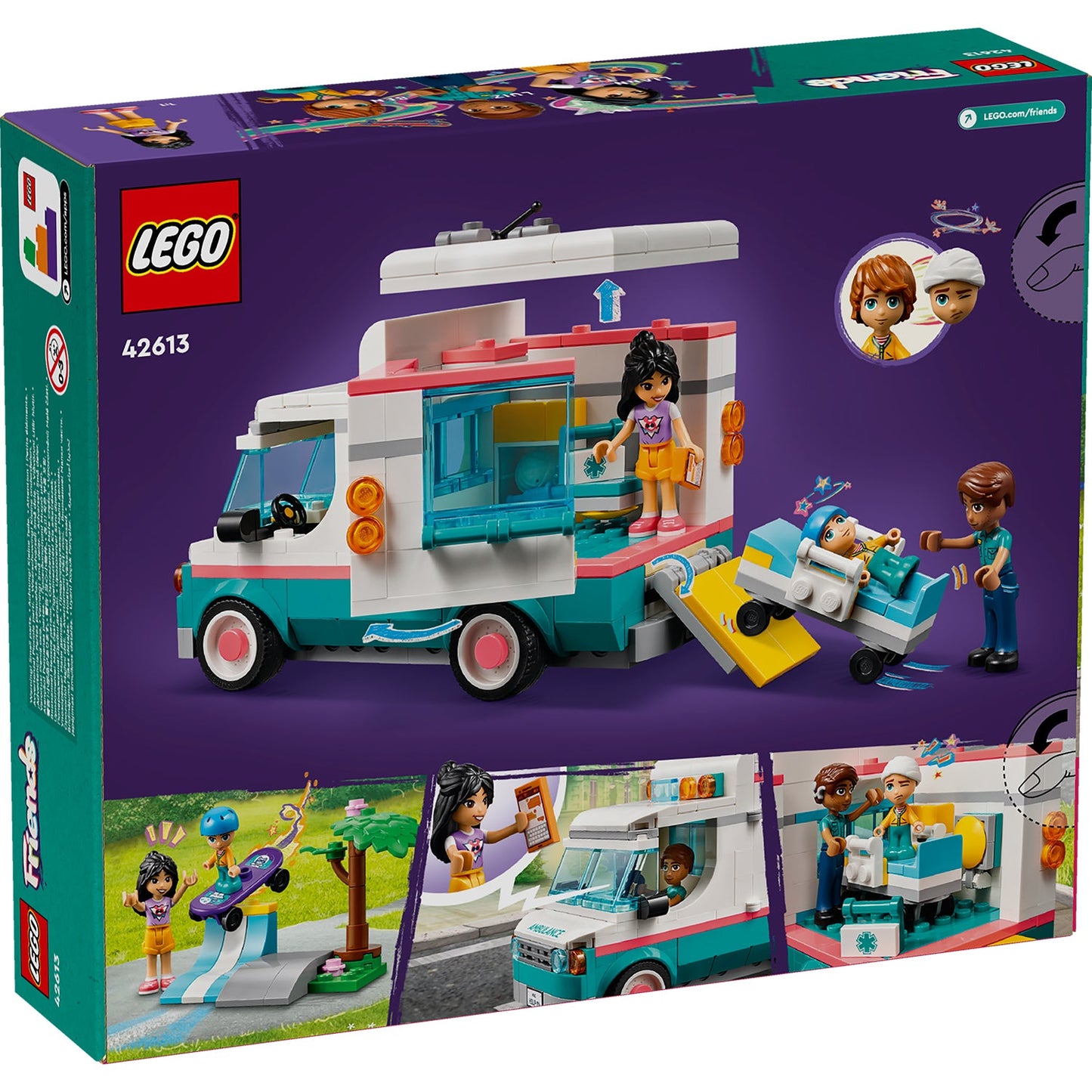 LEGO® Friends™ Heartlake City Hospital Ambulance - Đồ Chơi Lắp Ráp Xe Cứu Thương - LEGO 42613 LEGO - ảnh 2 - Lego