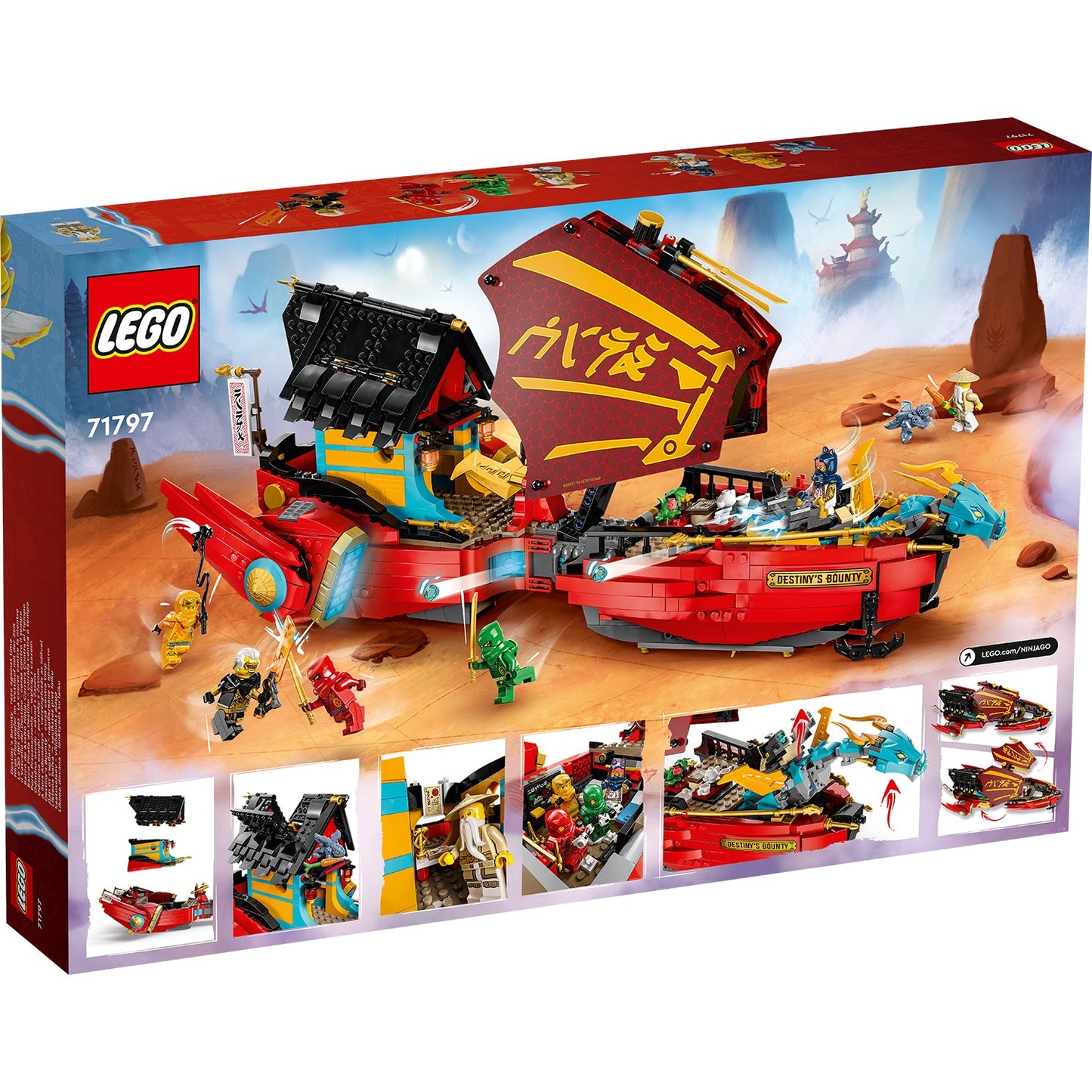 LEGO® NINJAGO® Destiny’s Bounty – race against time | Chiến Hạm Khinh Khí Cầu Ninja | LEGO 71797