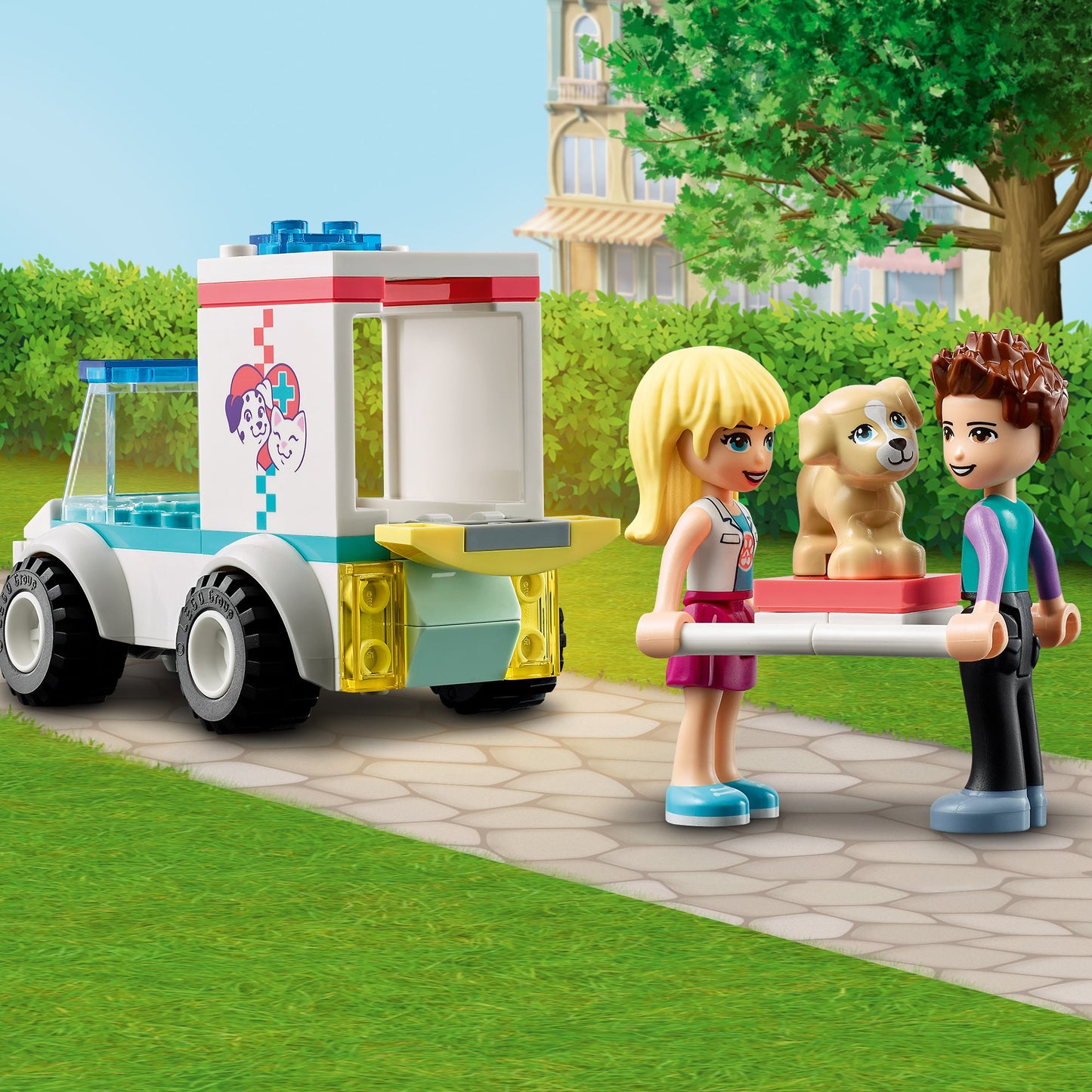 LEGO® Friends™ Pet Clinic Ambulance - Xe Cứu Thương Thú Cưng - 41694 LEGO - ảnh 2 - LEGO Set