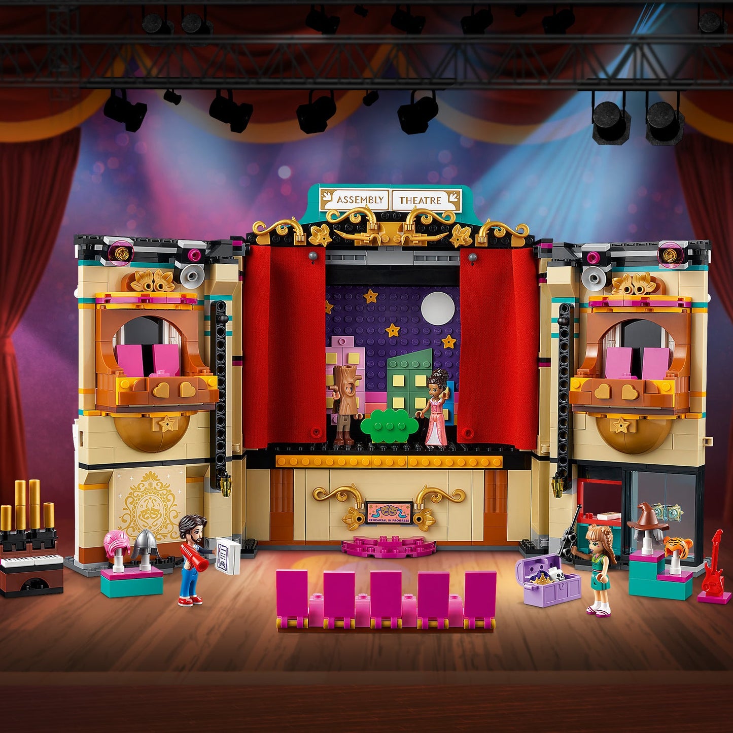 LEGO® Friends™ Andrea’s Theater School - Đồ Chơi Lắp Ráp Nhà Hát Nghệ Thuật 41714 LEGO - ảnh 4 - Đồ chơi lắp ráp