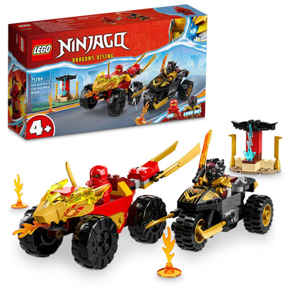 LEGO® NINJAGO® Kai and Ras’s Car and Bike Battle - Bộ Lắp Ráp Trận Chiến Xe Rồng Và Mô Tô 71789 LEGO - ảnh 1 - Board Game