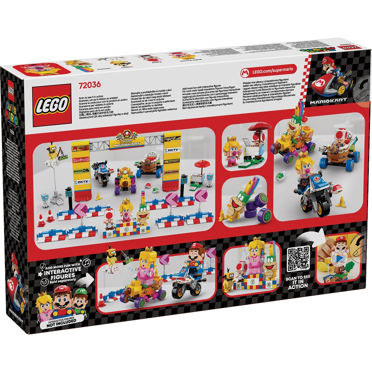 LEGO® Super Mario™: Mario Kart™ – Baby Peach & Grand Prix Set - Đồ Chơi Lắp Ráp Đường Đua Kịch Tính - LEGO 72036 LEGO - ảnh 6