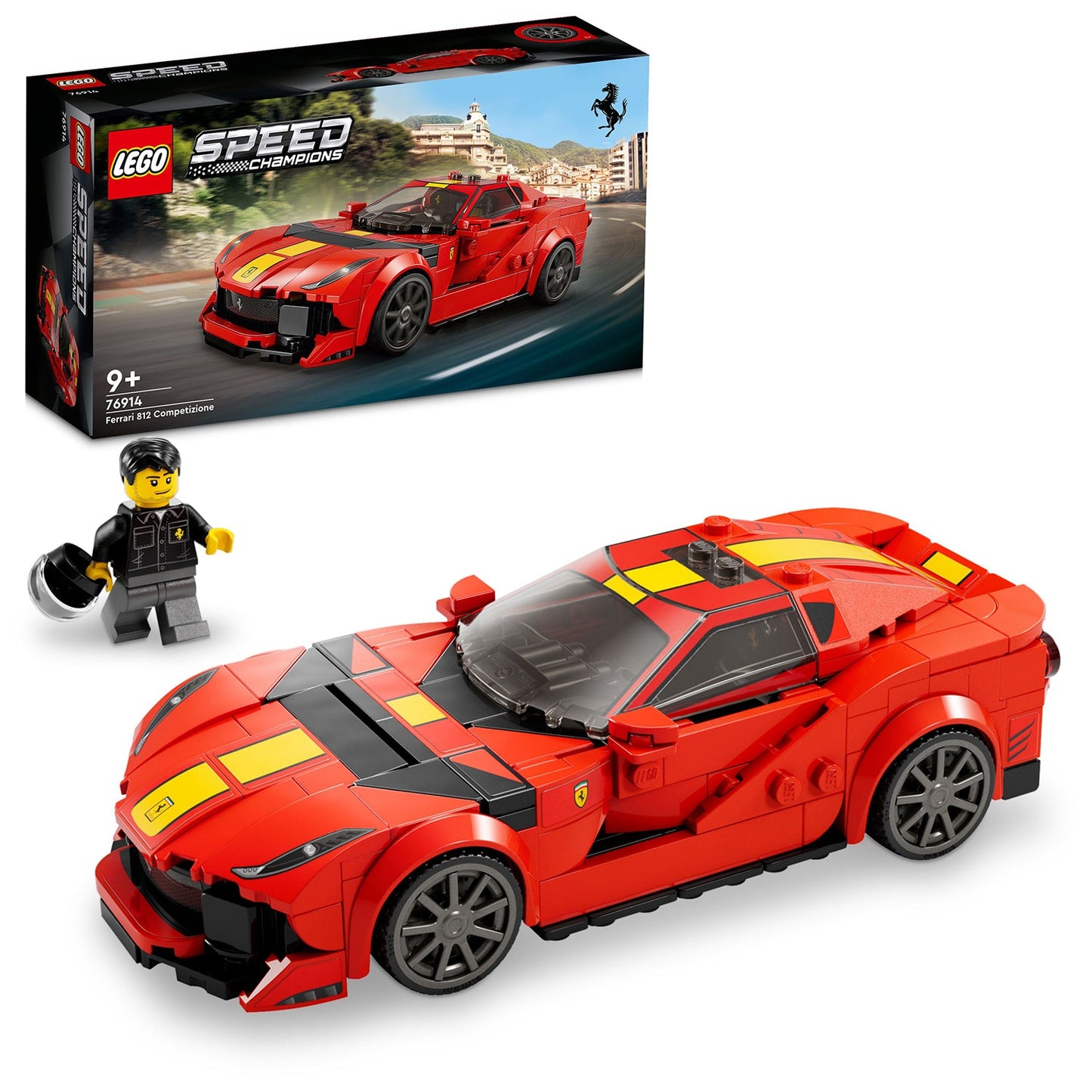LEGO® Speed Champions Ferrari 812 Competizione - Mô Hình Lắp Ráp Siêu Xe Ferrari - LEGO 76914 LEGO - ảnh 2 - Building Set