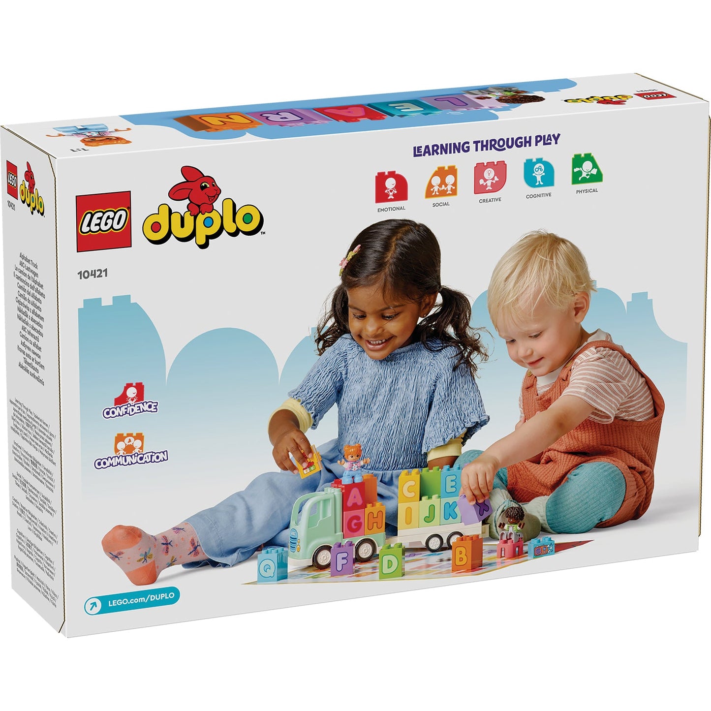 LEGO® DUPLO™ Alphabet Truck - Xe Tải Học Chữ Cái Đồ Chơi Lắp Ráp (10421) - LEGO