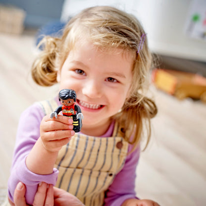 LEGO® DUPLO™ Rescue Fire Station & Helicopter - Trạm Cứu Hỏa & Trực Thăng Cứu Hộ - LEGO 10970 - Hình ảnh bổ sung 7