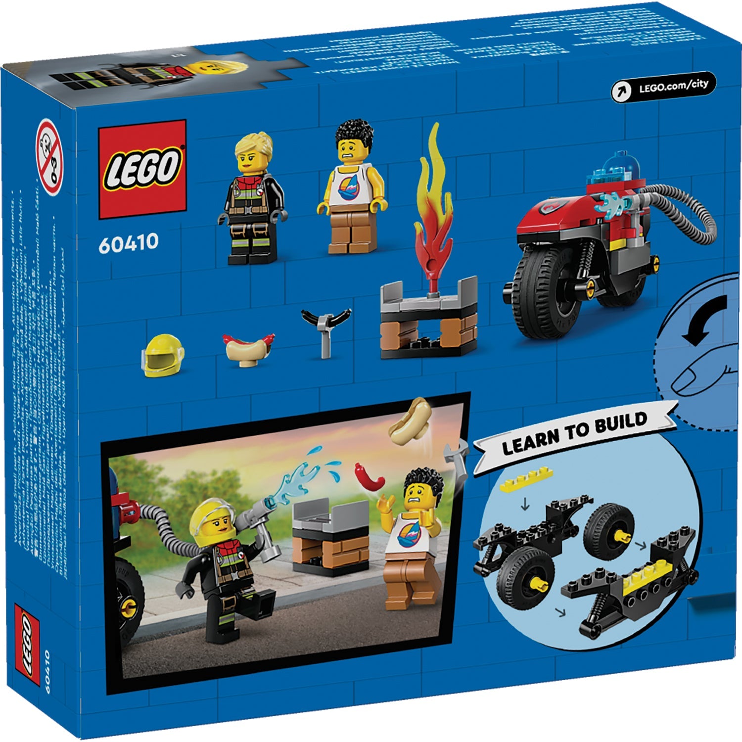 LEGO® City Fire Rescue Motorcycle - Đồ chơi lắp ráp Xe Mô tô Cứu hỏa - LEGO 60410 LEGO - LEGO sets